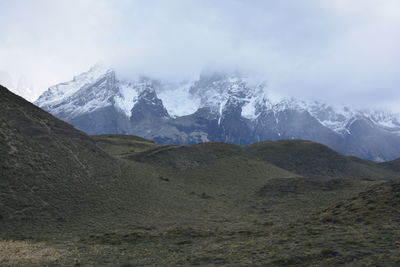 Torres del paine in patagonia , chile