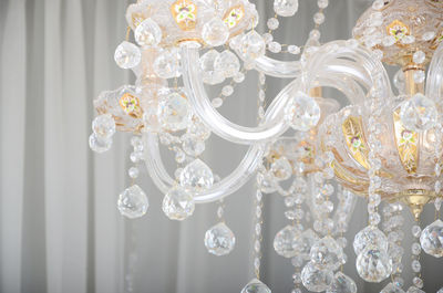 Close-up of chandelier