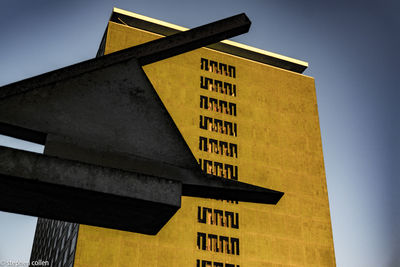 Low angle view of building against sky