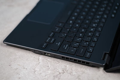 Close-up of computer keyboard