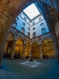 Interior of historic building