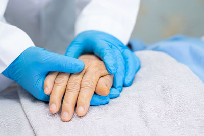 Close-up of hands