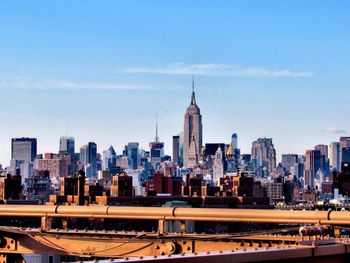 View of cityscape against sky