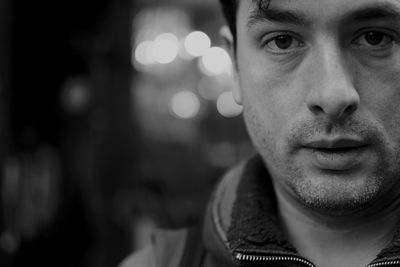 Close-up portrait of young woman
