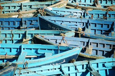 Full frame shots of old boats