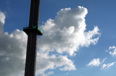 Low angle view of cloudy sky