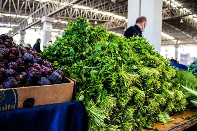 Vegetables for sale