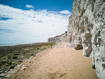 Beach by the cliff