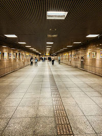 People at subway station