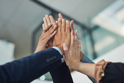 Cropped image of business colleagues shaking hands