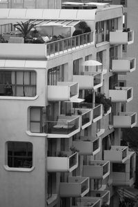 Low angle view of buildings in city