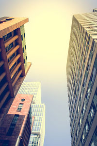 Low angle view of buildings against sky