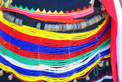 Multi colored umbrellas