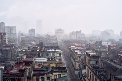 Cityscape against sky