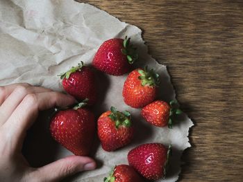 Close-up of strawberries