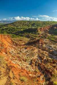 Scenic view of landscape against sky