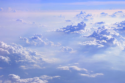 Low angle view of clouds in sky