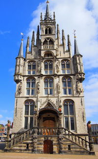 View of the cityhall of gouda, the netherlands