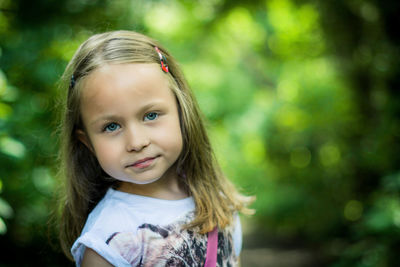 Portrait of young girl