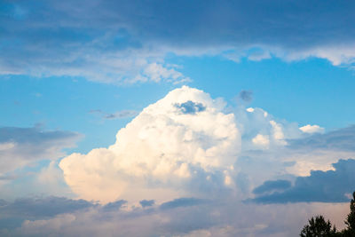 Low angle view of clouds in sky