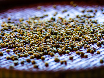 Full frame shot of coffee beans