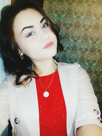 Portrait of young woman