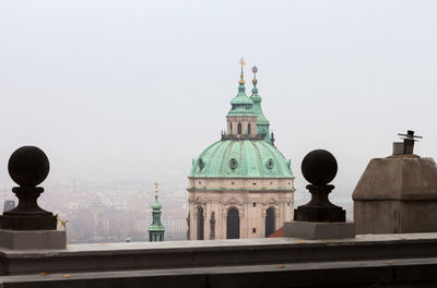 View of cathedral against clear sky