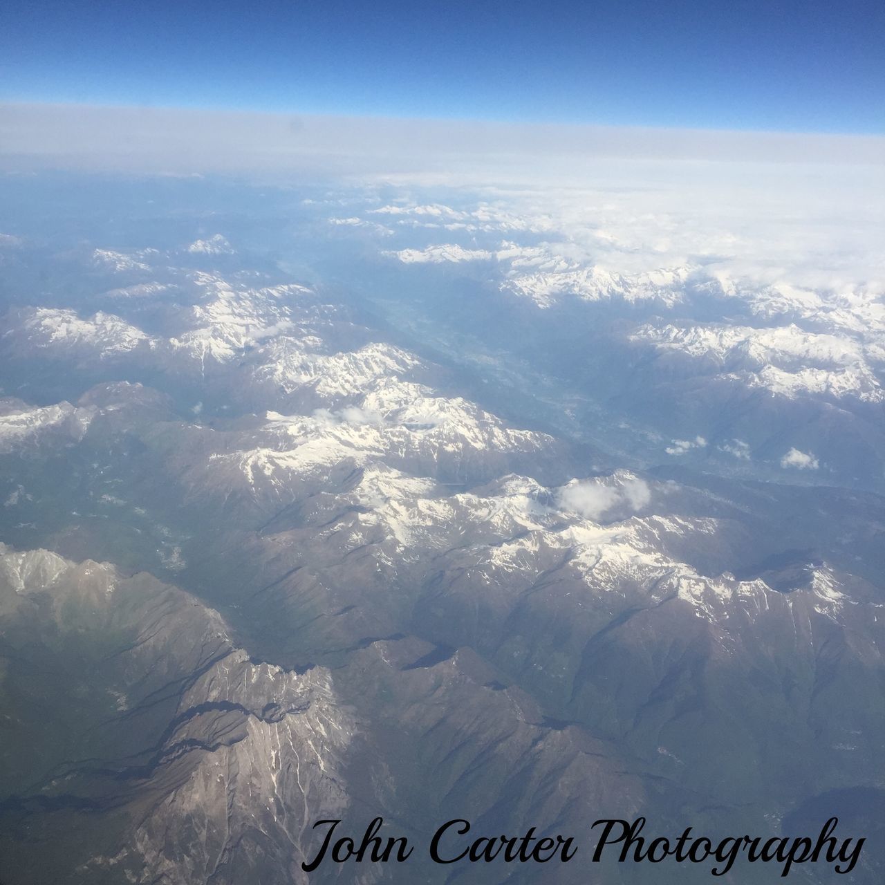 AERIAL VIEW OF MOUNTAINS