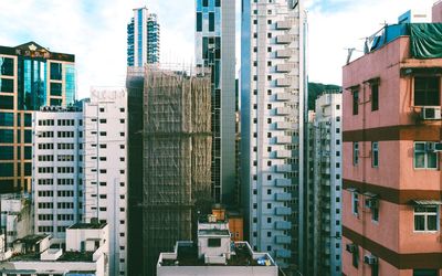 Skyscrapers in city