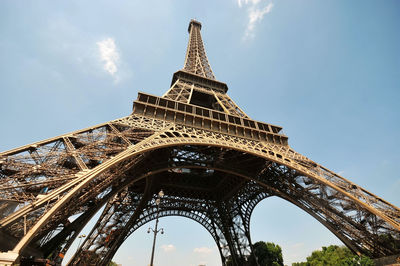 Photo of the famous eiffel tower in paris, france