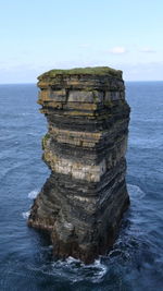 Rock formations at seaside