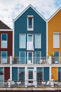 Residential building against sky