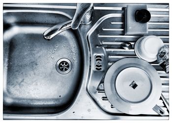 Close-up of machine part