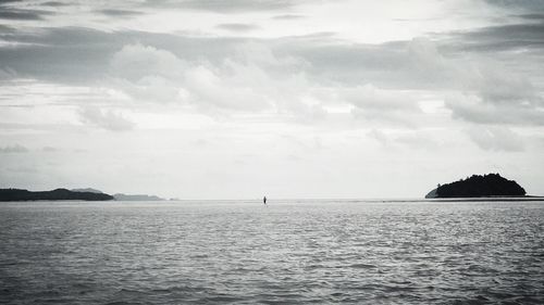 Scenic view of sea and sky