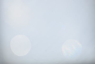 Low angle view of moon against sky