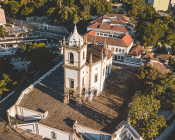 Drone view of church