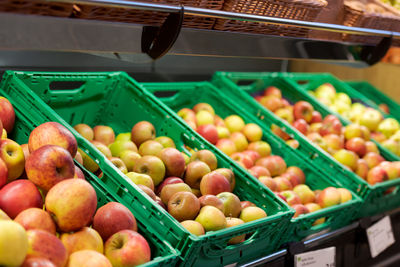 Fruits in market stall