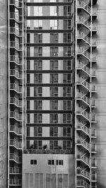 Low angle view of apartment building