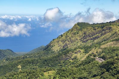 Panoramic view of landscape against sky