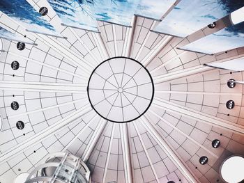 Low angle view of ceiling