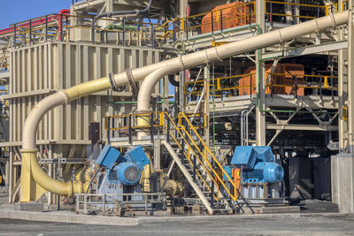 Metal structure in factory