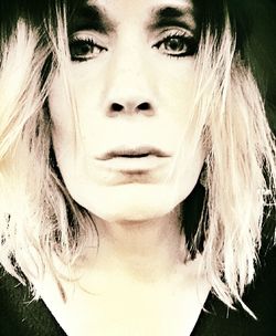 Close-up portrait of young woman