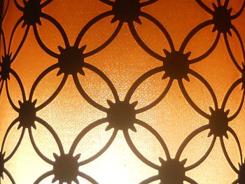 Full frame shot of orange pattern
