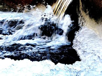 Close-up of water splashing