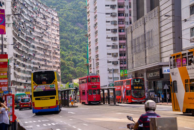 City street amidst buildings