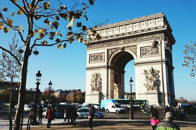 Tourist on city street