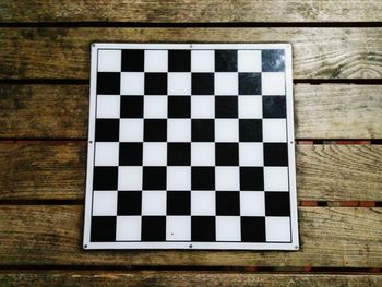 Close-up of chess board