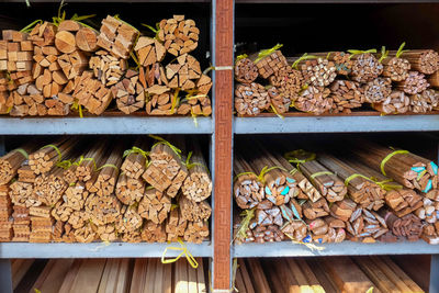Close-up of vegetables for sale in store