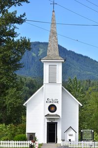 Low angle view of building against sky
