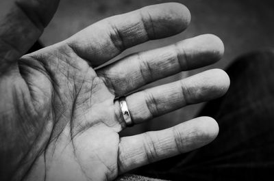 Close-up of hands